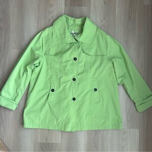 Green Large Neyelle rain/trench coat